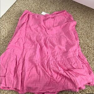 NWT Old Navy Girls XXL 14-18 Pink A-line Skirt (also women’s L)